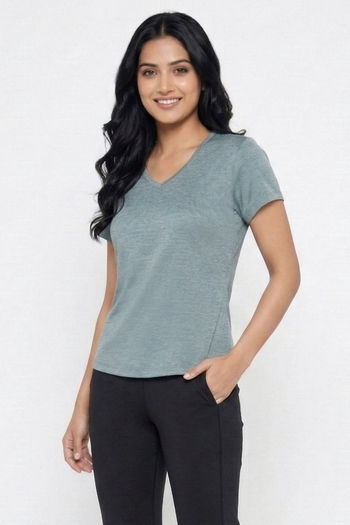 Zelocity Quick Dry Yoga & Training Relaxed Top - Mint Green — image 5